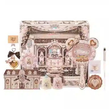 花知晓 甜心小熊系列彩妆套装礼盒 哑光清透自然