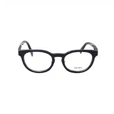 Prada Catwalk Round Optical Glasses Black