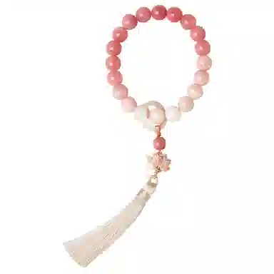 聆听花开 好运吉祥甜美清新复古设计优雅新中式文玩民族风小众轻奢高级感手持盘玩佛珠念珠 菩提根 虞美人手串 女款