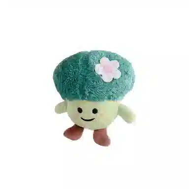 玄唐 西兰花玉米仿蔬菜毛绒玩具钥匙扣可爱娃娃包包配饰 聚酯纤维 挂件 男女同款情侣款