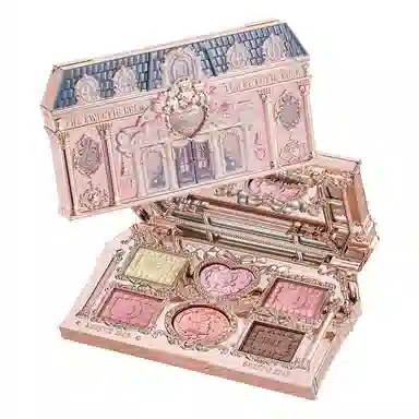 花知晓 甜心小熊系列六色眼影 哑光易上色珠光