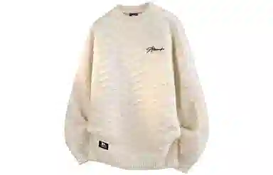 LONSDALE Embroidered Knit Sweater