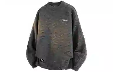 LONSDALE Embroidered Knit Sweater