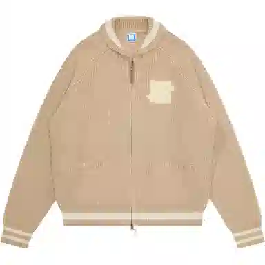 UNDEFEATED FW25 Striped Logo Knit Polo