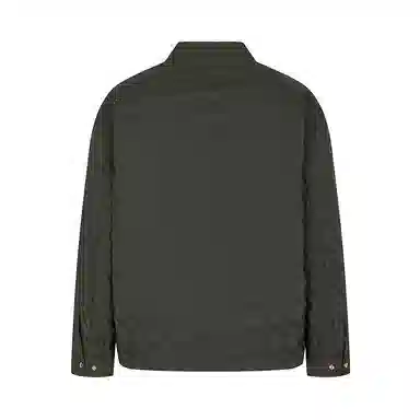 速写 秋休闲衬衫领时尚拼接羽绒服 男款