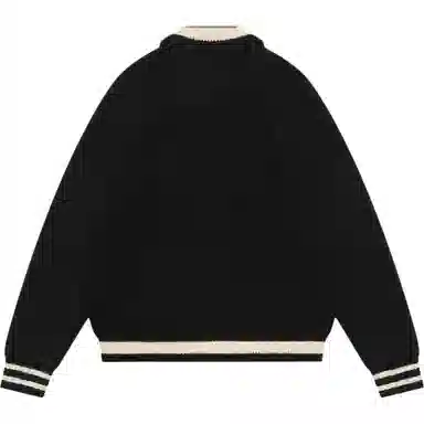 UNDEFEATED FW25 Striped Logo Knit Polo