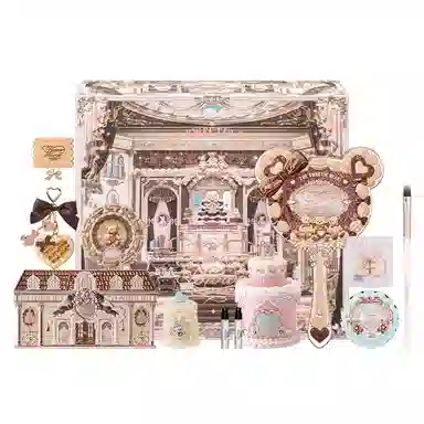 花知晓 甜心小熊系列彩妆套装礼盒 哑光清透自然