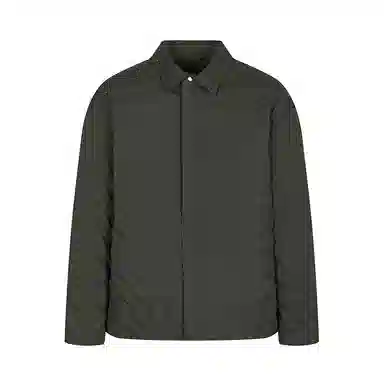 速写 秋休闲衬衫领时尚拼接羽绒服 男款