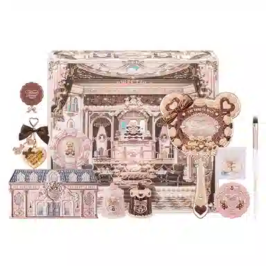 花知晓 甜心小熊系列彩妆套装礼盒 哑光清透自然