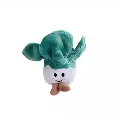 玄唐 西兰花玉米仿蔬菜毛绒玩具钥匙扣可爱娃娃包包配饰 聚酯纤维 挂件 男女同款情侣款