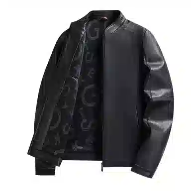 老爷车 复古经典挺阔有型易打理时尚潮流品牌简约接头酷帅休闲百搭舒适耐穿外套基础款夹克皮衣 男款