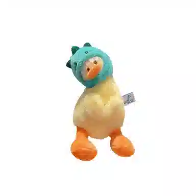 心水好物 歪头鸭鲨鱼恐龙毛绒公仔挂饰钥匙扣背包书包#好运 聚酯纤维 挂件 男女同款情侣款