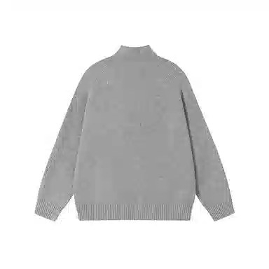 FORNINES Wool Blend Half-Zip Sweater