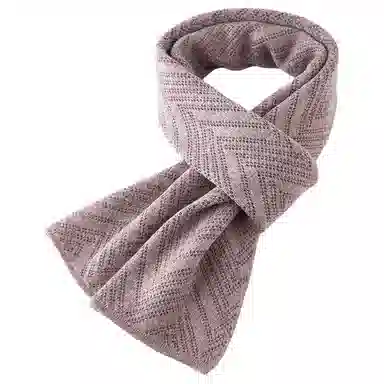 玖纪 纯羊毛加厚保暖纯色 绒线围巾 男款 礼盒装