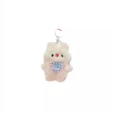 清脆小溪 可可爱爱兔子包包小饰品钥匙扣卡通玩具创意个性高颜值百搭 毛绒 挂件 男女同款情侣款