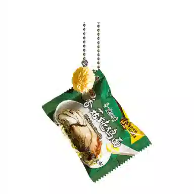 玄唐 牛马打工人周边文创仿真食玩迷你零食泡面袋康帅傅 塑料 挂件 男女同款情侣款