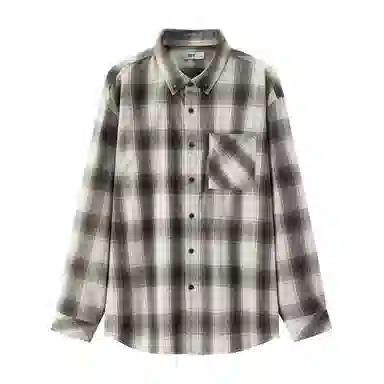 森马 纯棉内搭长袖衬衫 男款