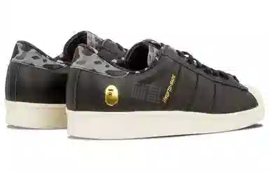 UNDEFEATED x BAPE BLACK x adidas originals Superstar 80s