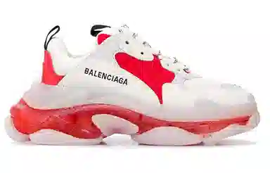 Balenciaga Triple S White Red