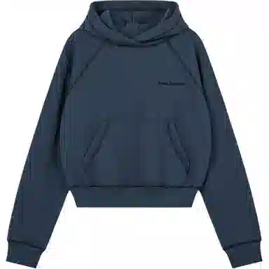 RestRecreation FW25 ZIG ZAG STITCH CROPPED HOOD