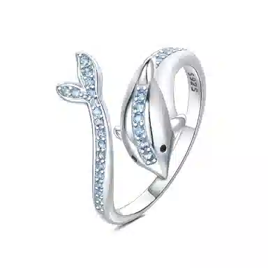 Barbie Dolphin Ring S925 Silver