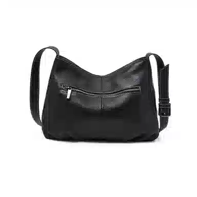 老人头 时尚百搭经典简约纯色高级质感日常通勤休闲百搭斜挎包 头层牛皮 单肩包 女款 多色