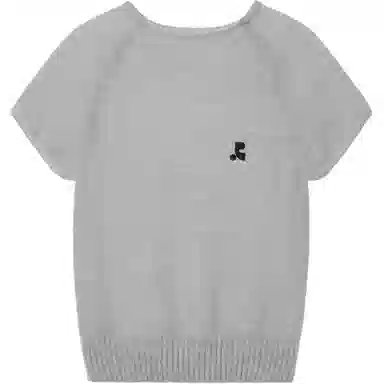 RestRecreation FW25 RAGLAN HALF SLEEVE KNIT TOP