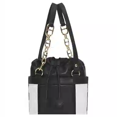 Love Moschino Logo Drawstring Bag Ivory