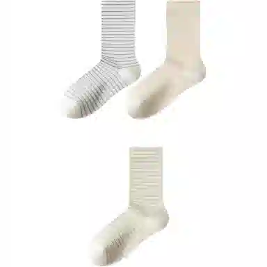 妮轻 纯棉春秋春夏中筒袜 女款