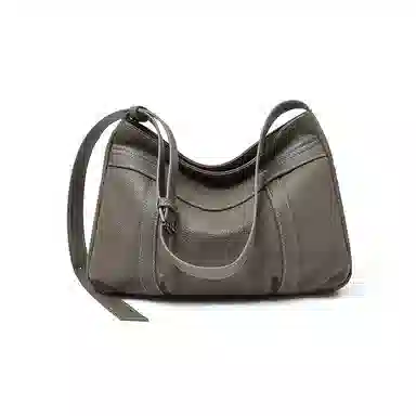 老人头 时尚百搭经典简约纯色高级质感日常通勤休闲百搭斜挎包 头层牛皮 单肩包 女款 多色