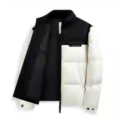 鸭鸭 休闲保暖面包服基础百搭短款加厚立领运动羽绒服 男款