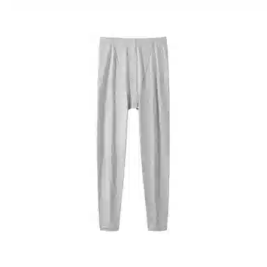 贴身领域 单条青少年纯棉秋裤男士春秋季初高中学生单件全棉毛线裤防寒打底裤抗寒贴身舒适柔软简约保暖裤 男款