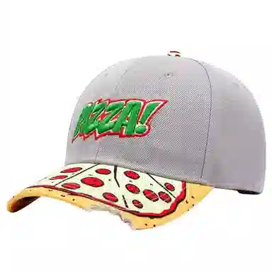 艾佳微 萌趣刺绣卡通弯檐个性嘻哈帽春秋大头平沿帽街舞嘻哈街舞帽 棉 鸭舌帽 男女同款情侣款