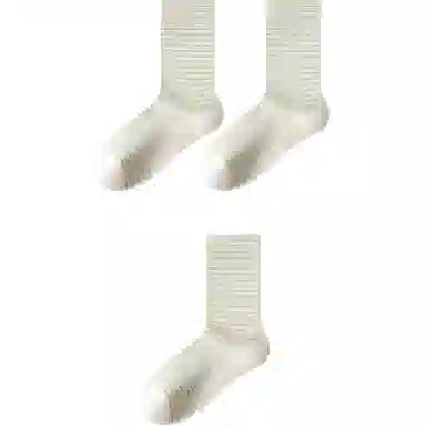 妮轻 纯棉春秋春夏中筒袜 女款