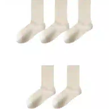 妮轻 纯棉春秋春夏中筒袜 女款