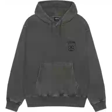 Stussy FW25 STOCK LINK HOODIE PIGMENT DYED logo