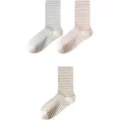 妮轻 纯棉春秋春夏中筒袜 女款