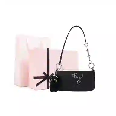 Calvin Klein Dark Night Butterfly Lock Shoulder Bag