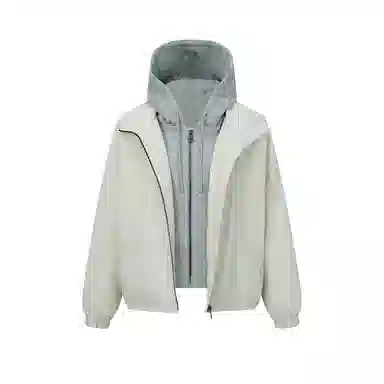 鸭鸭 假两件连帽冬季休闲百搭羽绒服 女款