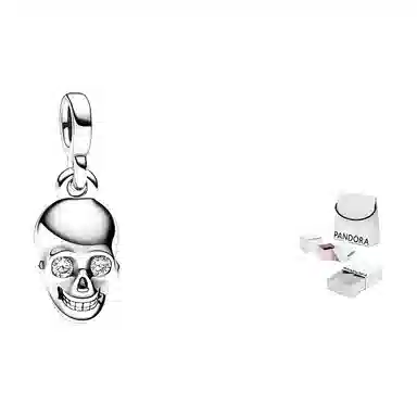 Pandora ME Skull Mini Pendant Silver