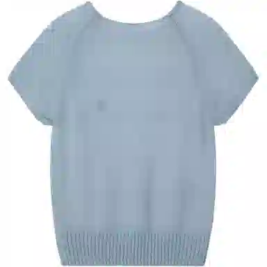 RestRecreation FW25 RAGLAN HALF SLEEVE KNIT TOP