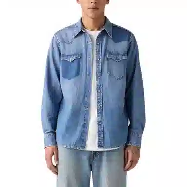 Levi's Colorblock Denim Shirt