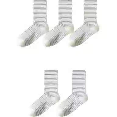 妮轻 纯棉春秋春夏中筒袜 女款