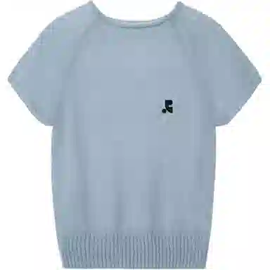 RestRecreation FW25 RAGLAN HALF SLEEVE KNIT TOP