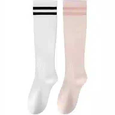 妮轻 网眼健身跳绳高筒袜 女款