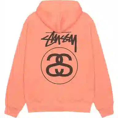 Stussy FW25 STOCK LINK HOODIE PIGMENT DYED logo