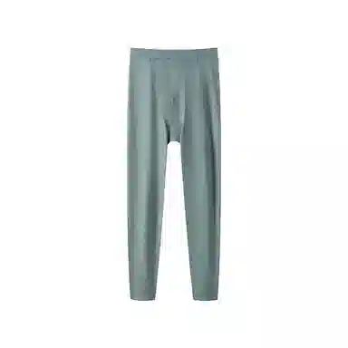 贴身领域 单条青少年纯棉秋裤男士春秋季初高中学生单件全棉毛线裤防寒打底裤抗寒贴身舒适柔软简约保暖裤 男款