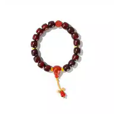 天纵 福运满满 招财纳福 大笑弥勒佛转运珠 高端红木佛珠小众设计感 新中式国潮复古风 好运盘玩念珠 紫檀属 手串 男女同款情侣款