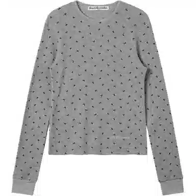 RestRecreation LOGO PATTERN WAFFLE TOP FW25T