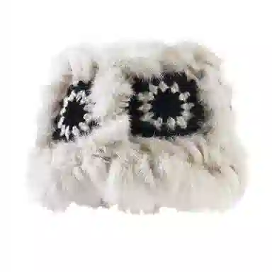 YALMY Lucky Rabbit Fur Bucket Hat